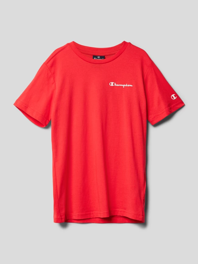 CHAMPION T-Shirt Mit Logo-Print - Rot 1 CHAMPION T-Shirt Mit Logo-Print - Rot