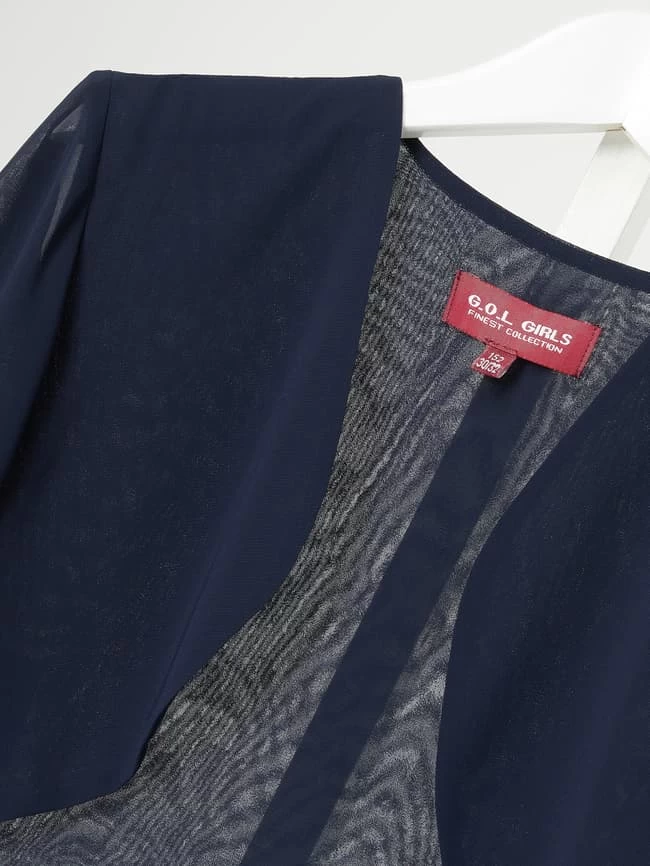 G.O.L. Bolero Aus Chiffon - Marineblau 2 G.O.L. Bolero Aus Chiffon - Marineblau – Bild 2