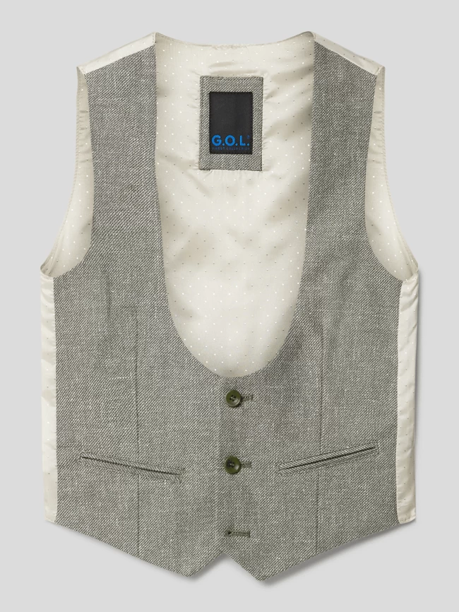 G.O.L. Weste Mit Knopfleiste - Schilf 1 G.O.L. Weste Mit Knopfleiste - Schilf