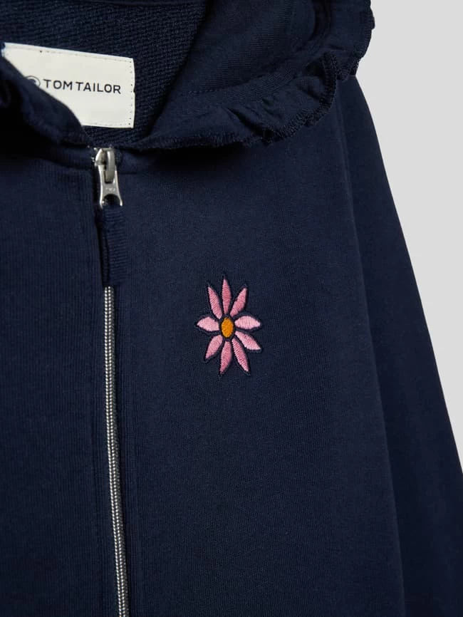 Tom Tailor Sweatjacke Mit Kapuze - Marineblau 2 Tom Tailor Sweatjacke Mit Kapuze - Marineblau – Bild 2