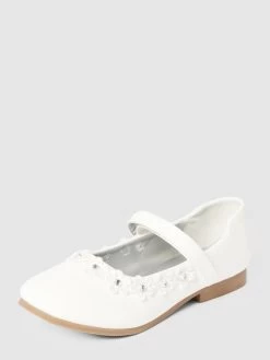 Happy Girls Ballerinas Mit Zier-Applikation - Ecru